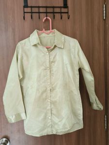 Light Green Button-Up Shirt