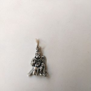 925 Silver Oxidised Hanuman Ji Pandent