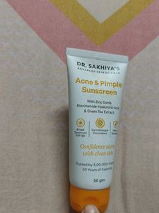 Dr. Sakhiya's Acne & Pimple Sunscreen SPF 50