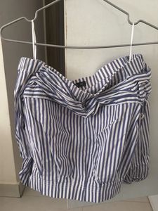 Striped Off-Shoulder Top