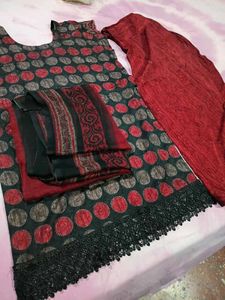 Elegant Polka Dot Kurta Set