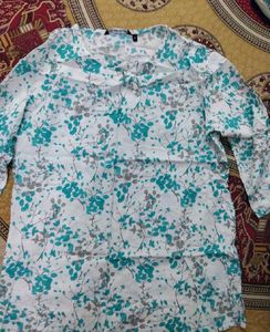 Floral Print Kurta