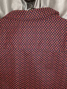 Men's hearts Print Button-Up Shirt
