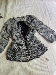 sherr print vintage top