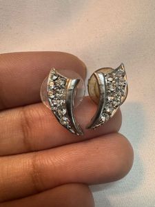 Sparkling angel wings Stud Earrings