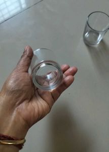 Set of Two Glass Shot Glasses