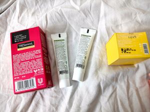 Suncream, Moisturizer, Night Gel, Hair Serum Combo