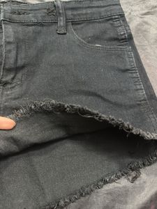 Dark Wash Denim Shorts