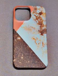 glitter and marble design iPhone 13 Pro Max Case