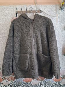 Cozy Sherpa Fleece Zip-Up Hoodie