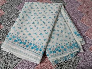 Combo of 2 Beautiful Floral Print Saree✨🤍💜