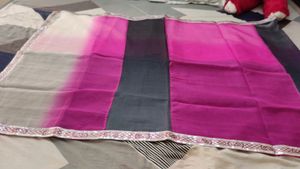 New Net Multi Color Saree
