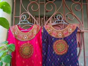 Combo Of 2 Beautiful Cotton Kurta ❤️💙❤️💙