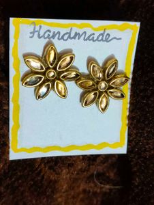 Handmade Kundan  Earrings
