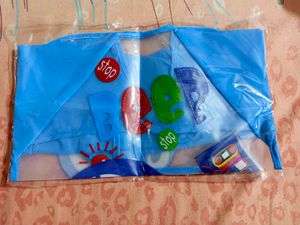 Baby Raincoat Bib with Car Design