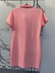Pink Polo Shirt Dress, Bust- 36 XL Bodycon