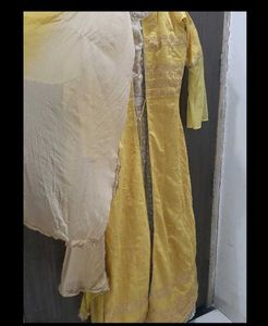 Elegant Yellow Kurta Set with Dupatta