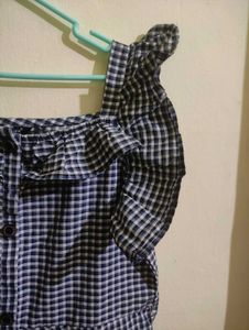 Gingham Ruffle Dress