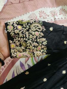 black A- line dress