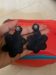 Unique Beaded Shell Flower Earrings