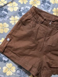 Brown Cargo Shorts