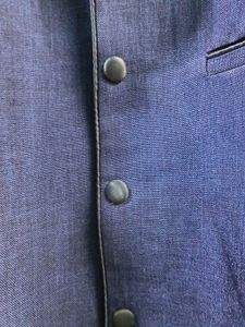 Royal Blue Ethnic Jacket / waist coat wool blend