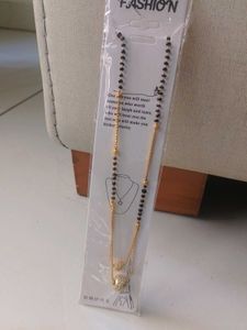 Elegant Gold &amp; Black Beaded Necklace