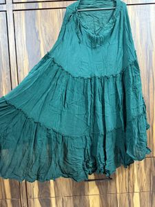 Designer Embroidered Green dress