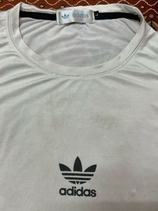Adidas White T-Shirt