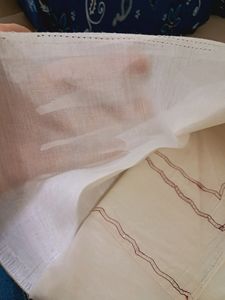 OFFWHITE ARTSILK SAREE