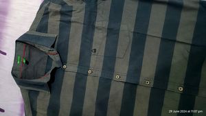 Branded Half Sleeves Men Shirt Slim Fit