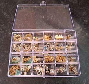 2 Layer Acrylic Jewelry Storage Box With Lid