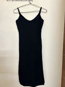 Classic Black Spaghetti Strap Dress