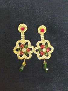 Floral Dangle Earrings