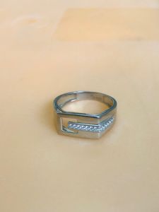 Gents Ring Pure 925 Silver (wt:2.900g)