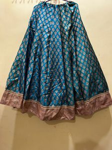 Banarasi Lehanga Crop-Top Set Size S