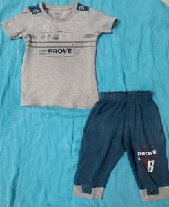 Grey blue baby set