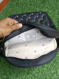 Stylish Quilted Black Backpack