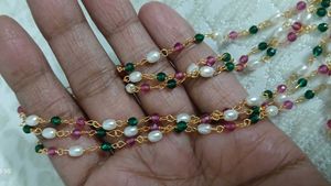 Multi-strand Pearl &amp; Gemstone Necklace