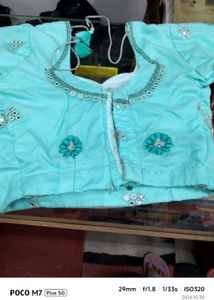 sea green lehenga Net Dupatta