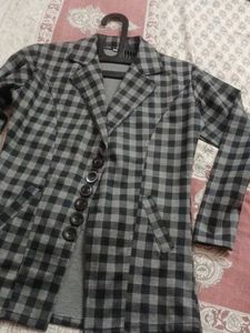 Checkered Blazer