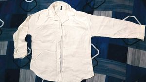 Classic White Button-Down Shirt