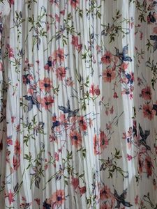 Chic Floral Pleated Maxi Dress