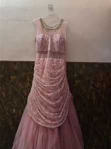 Stunning Pink Embellished Gown