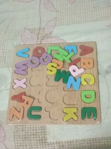 Wooden Alphabet Puzzle Board