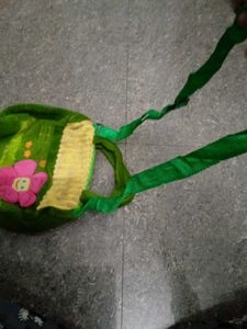 Cute Green Stuffed Animal Backpack
