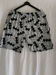 Batman Bat Print Lounge Shorts