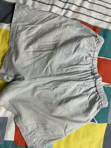 Blue casual shorts
