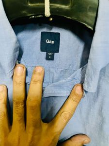 Gap Classic Blue Button-Down Shirt