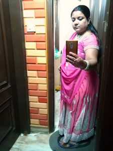 Stunning Pink Embroidered Lehenga Choli Set
